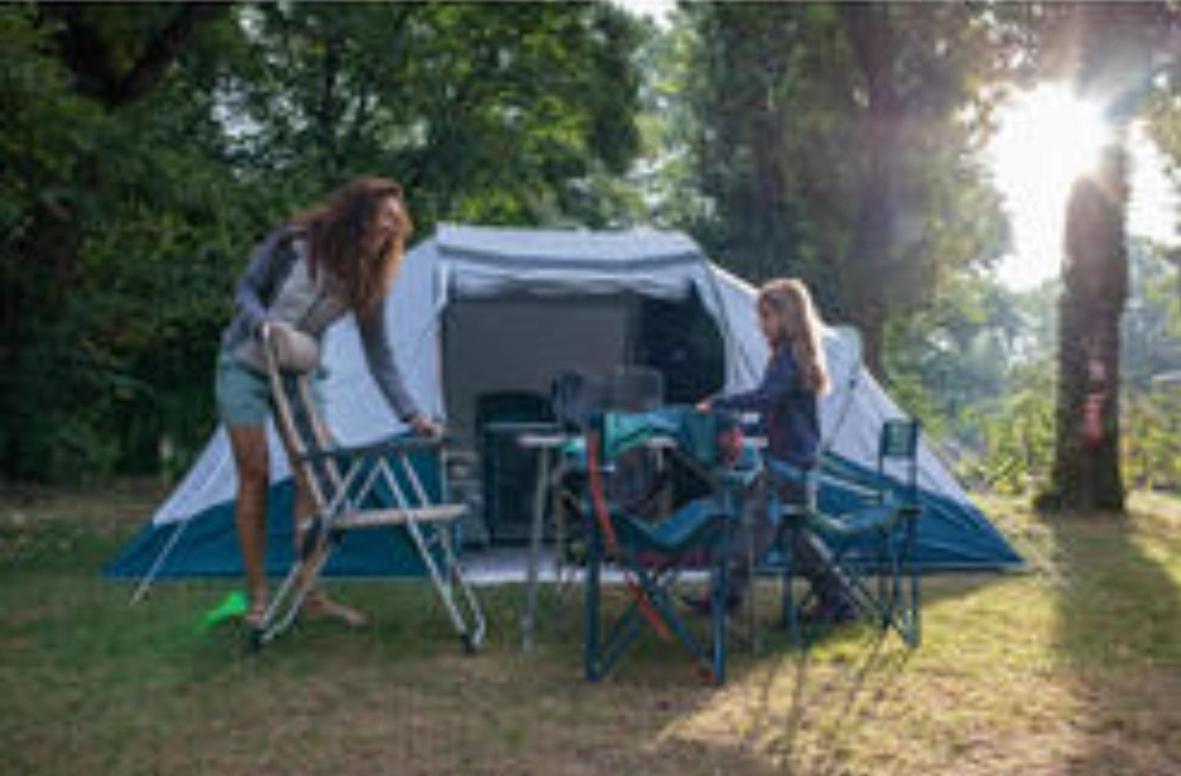 Les Hortensias Grande Tente Familiale Deux Chambres Et Sejour Vue Mer Sur Camping Nature Plestin-les-Greves Ngoại thất bức ảnh