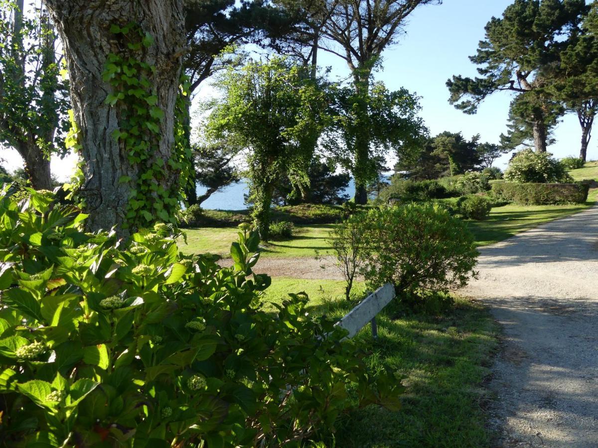 Les Hortensias Grande Tente Familiale Deux Chambres Et Sejour Vue Mer Sur Camping Nature Plestin-les-Greves Ngoại thất bức ảnh